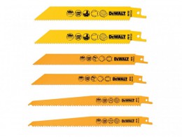 DEWALT DT2444 Reciprocating Saw Blade Set, 6 Piece £16.99